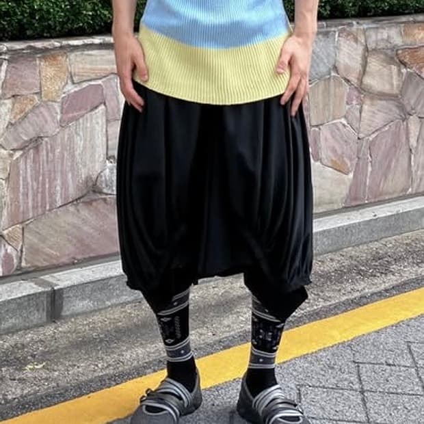 [S] 꼼데가르송 옴므 플러스 벌룬 사루엘 쇼츠