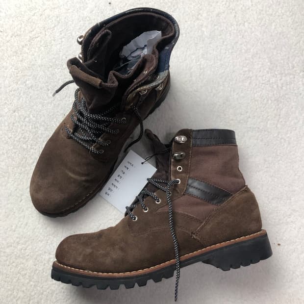 비브람솔 빈티지 브라운 워커 부츠