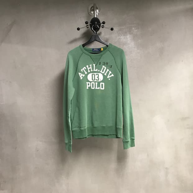 폴로 랄프로렌 맨투맨 그린 M