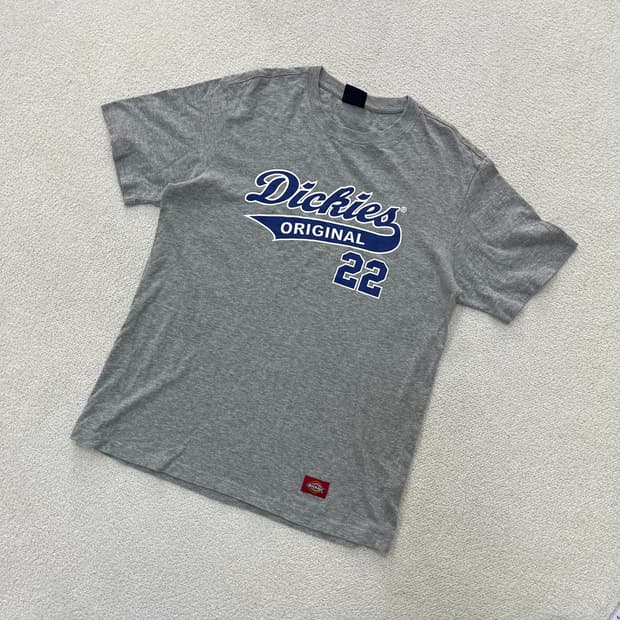 L 디키즈 빅로고 반팔 티셔츠 0406M