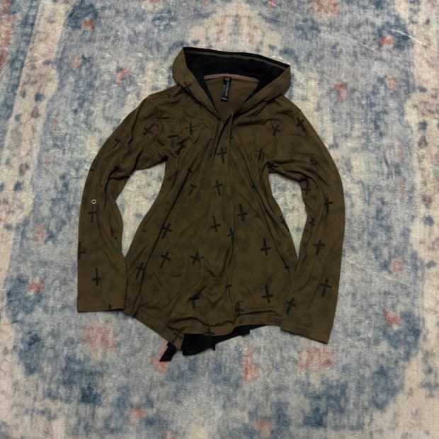 Launching pad gothic cross cardigan