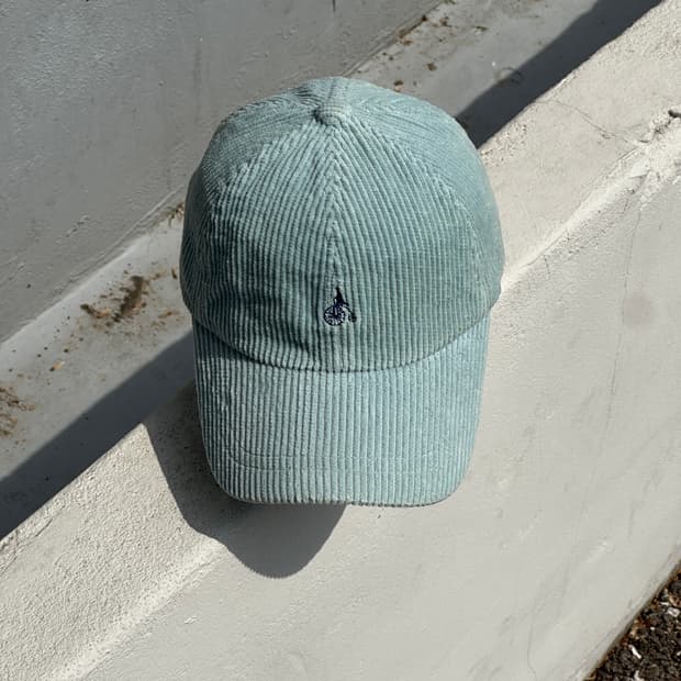 [M] 빈폴 로고 블루톤 코듀로이 볼캡 모자