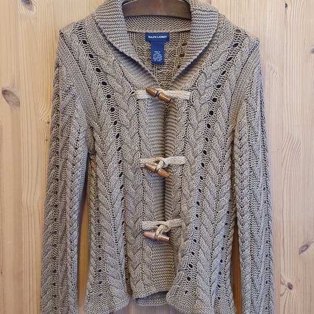 55.랄프로렌 더플 크롭가디건