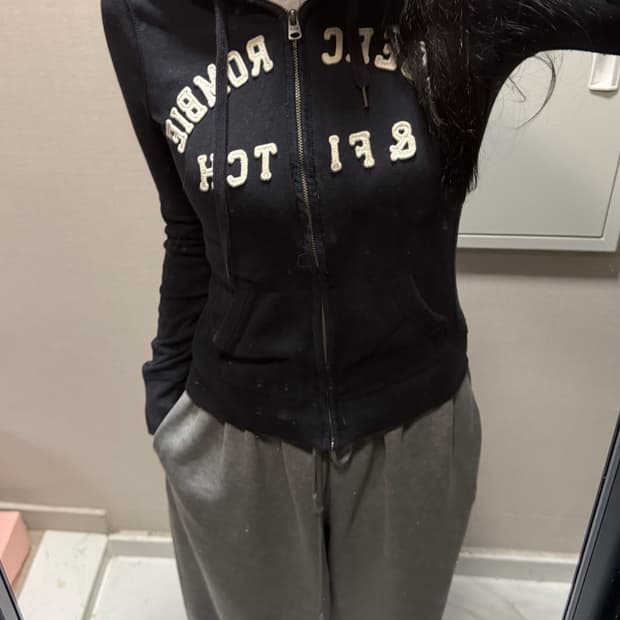 아베크롬비 네이비 후드집업 s