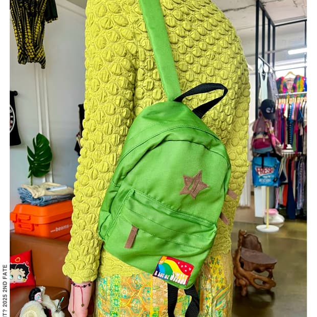 JPN Vintage Y2K Star Patch Mini Backpack