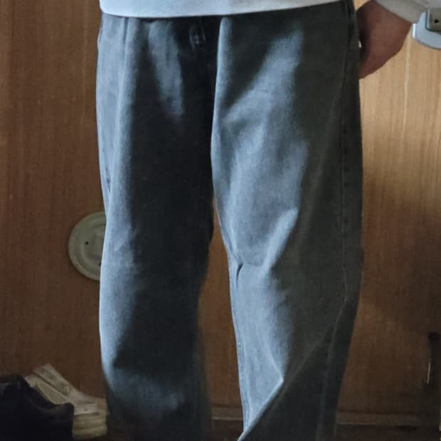 리바이스 실버탭 루즈 블랙 그레이 34/32