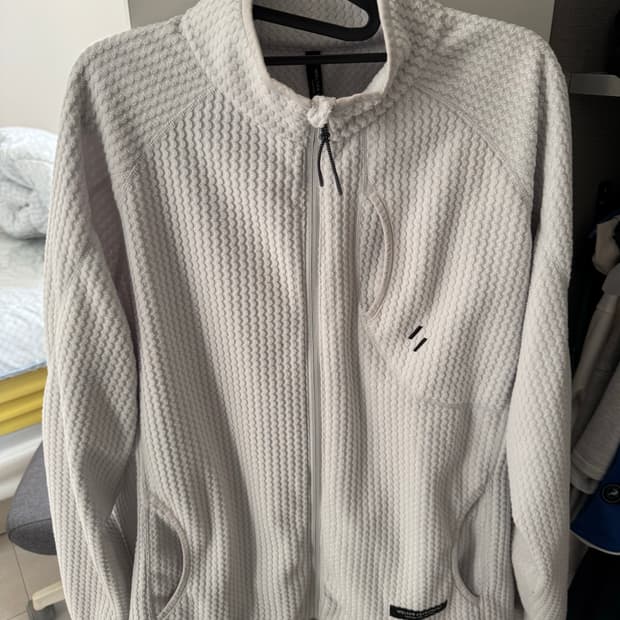 웰터익스페리먼트 CALORA FLEECE FULL ZIP 화이트 [2]