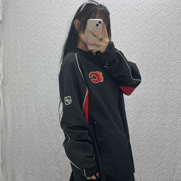 리복 CALGARY 올드스쿨 바람막이 자켓 110 C06964