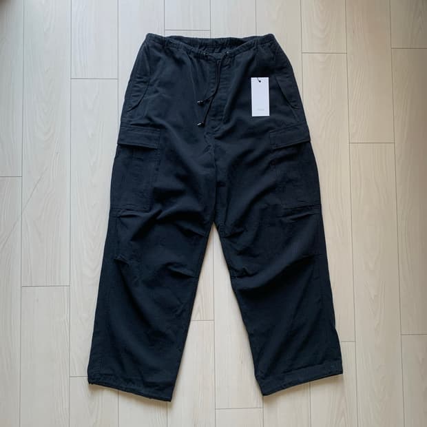 26aw WASHED SILK LINEN HBT M-51 오버팬츠