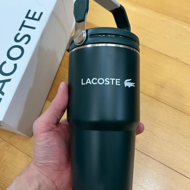 라코스테 텀블러 미사용