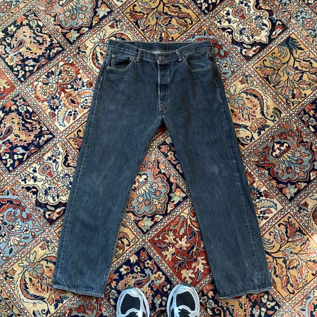 🌊Levis 501 Black denim