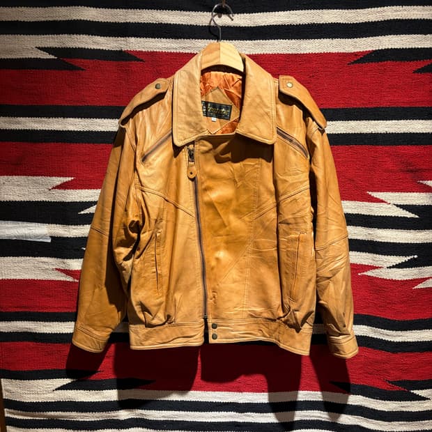 Camel double rider jacket /더블 라이더 바이커자켓