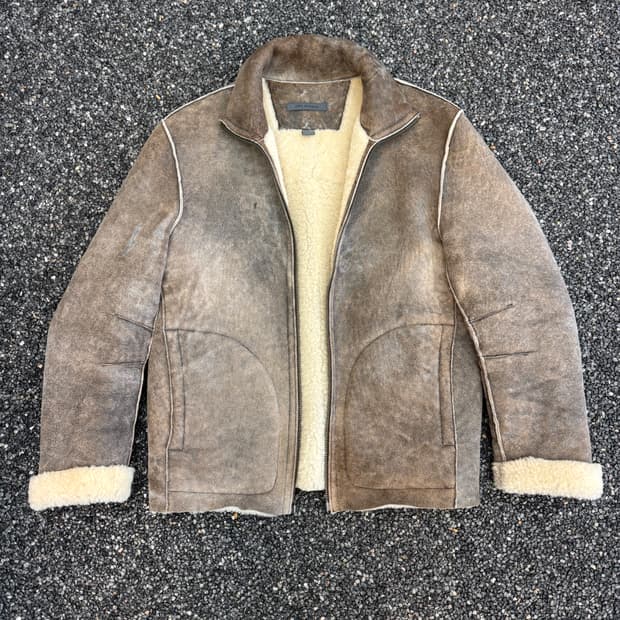 존바바토스 무스탕 레더 자켓