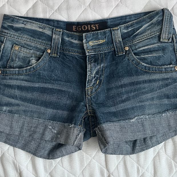 에고이스트 데님 숏팬츠