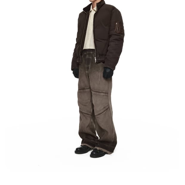 Xlim(엑슬림) EP.8 01 TROUSERS washed brown