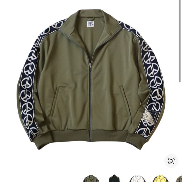 캐피탈 스무스 저지 TH.D.D. 트랙 자켓 카키 사이즈 4