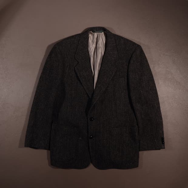 해리스트위드 울 블레이저