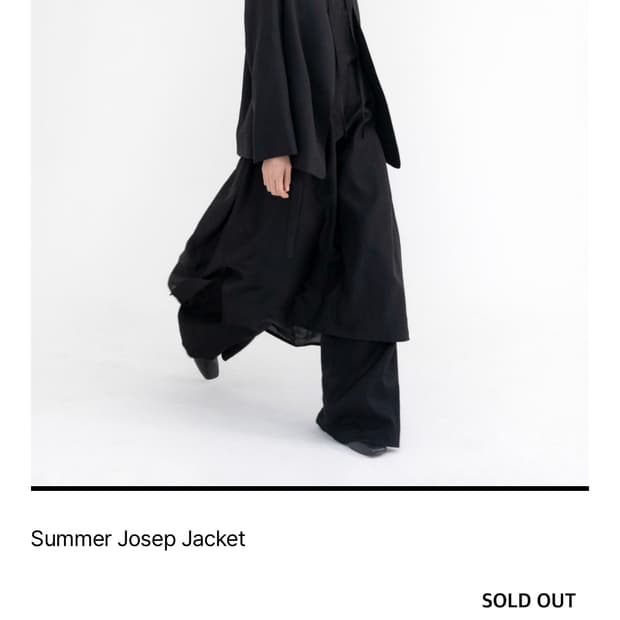 택있음 새상품)유노이아 썸머 조셉 자켓