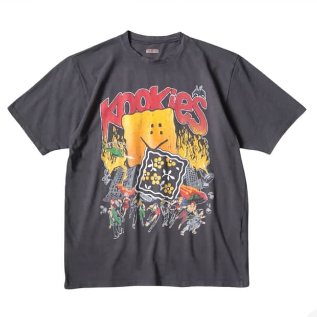 캐피탈 20 크루 티셔츠 잉크 블랙 L사이즈