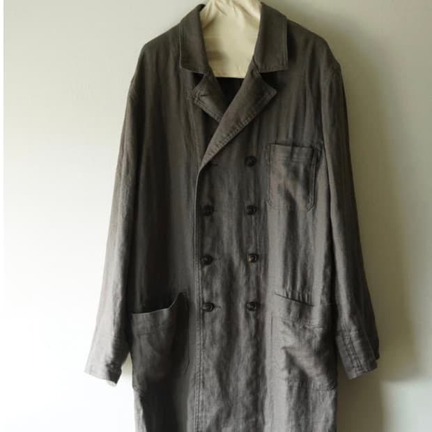 wardrobe.41 린넨 피코트 m사이즈