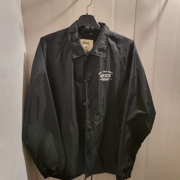 Vans 반스 블랙 코치 자켓 L사이즈