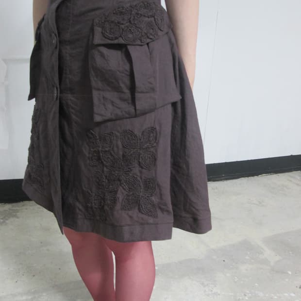 Floral Embroidery Dress