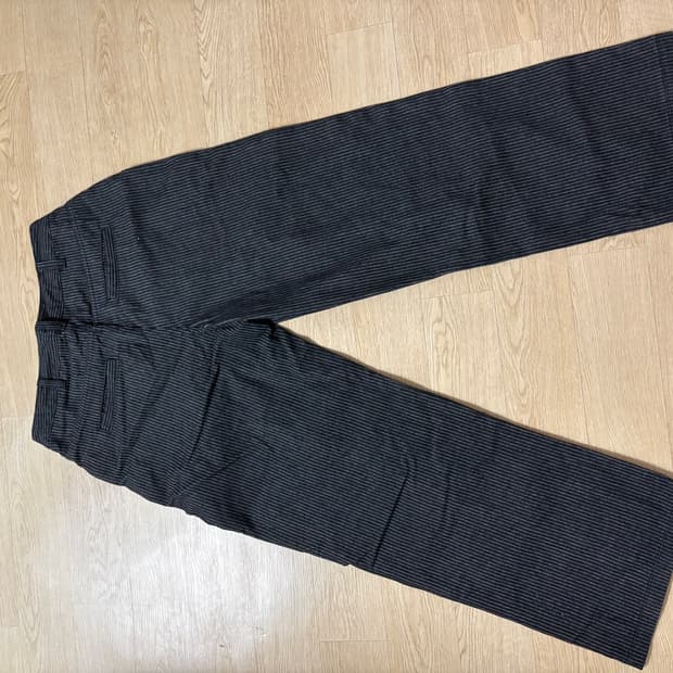 더콜디스트모먼트 스트라이프팬츠 블랙 L