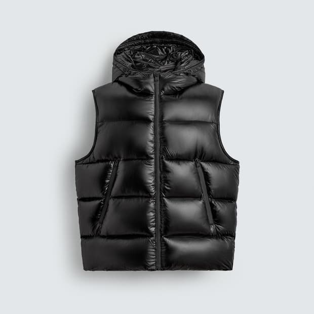 자라 조끼 패딩 S