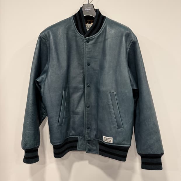 와코마리아 바시티 레더 자켓 