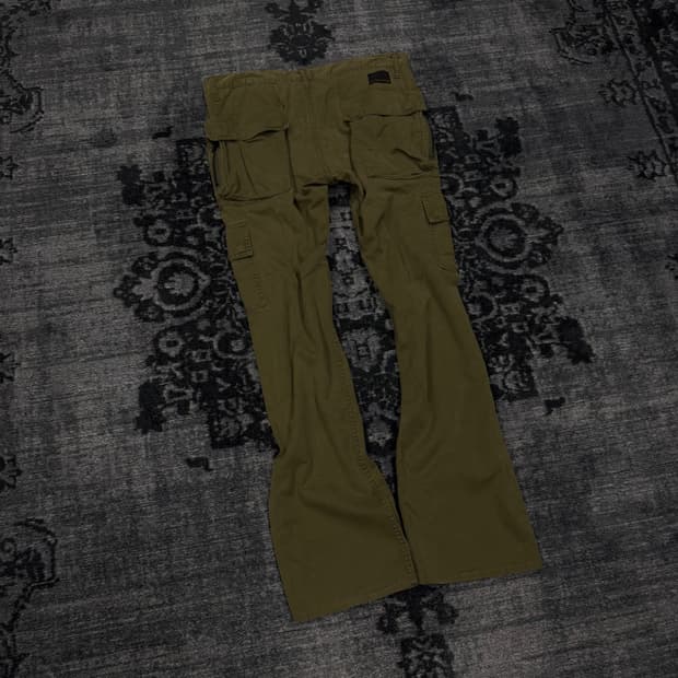 Hysteric glamour khaki fatigue cargo pan