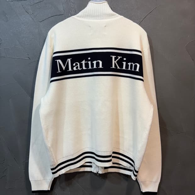 [L] MATIN KIM 마뗑킴 투웨이 집업 니트