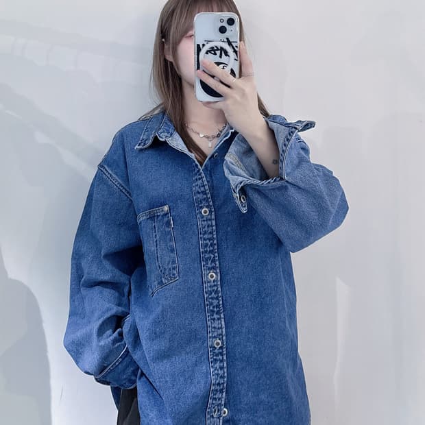 리바이스 실버탭 데님셔츠