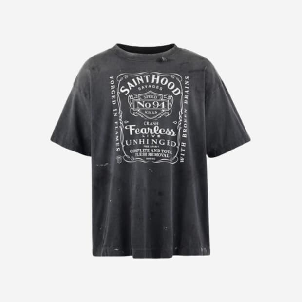 (XXL) 세인트미카엘/세인트마이클x네이버후드 피어레스 티셔츠