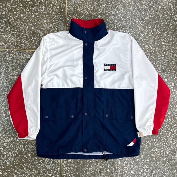 90s 타미 힐피거 나일론 자켓 XL