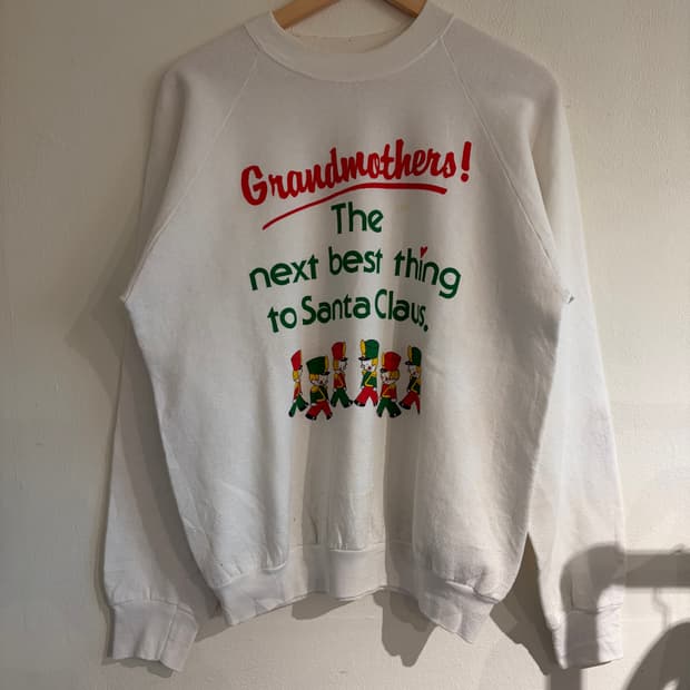 1990s 50/50 산타클로즈 빈티지 스웻셔츠