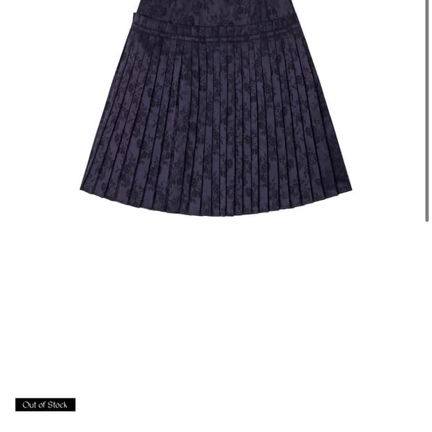 콜로신스 Marca 플리츠 스커트 오리엔탈 바이올렛