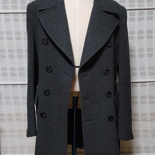 (한섬) 시스템 옴므 그레이 더블 코트 105