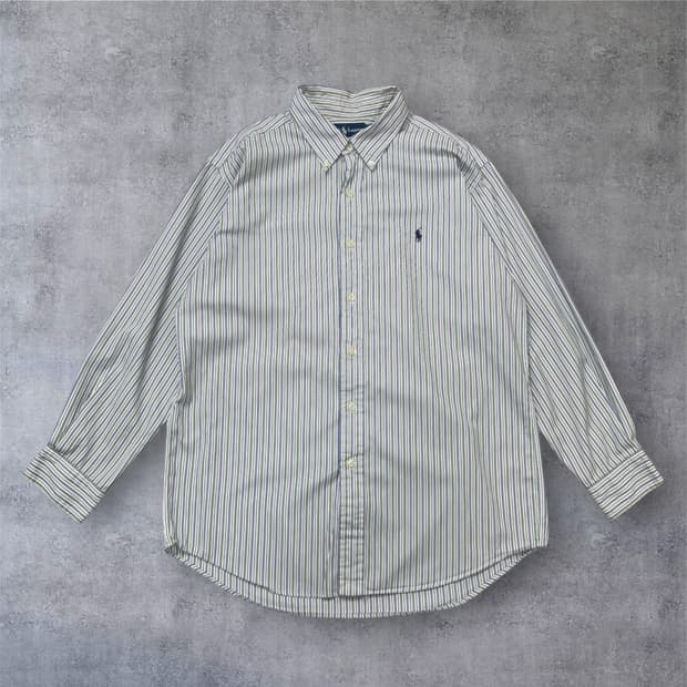 폴로 랄프로렌 Ralph Lauren 스트라이프 커스텀핏 셔츠 44-88