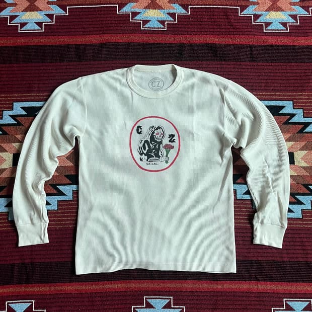 사이클 좀비 싸이클 써멀 와플티 긴팔 롱슬리브 CYCLE ZOMBIE