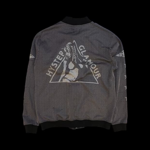 히스테릭 글래머 메쉬 봄버 자켓