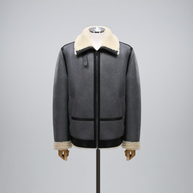 Real LambSkin - Crack Leather Mustang