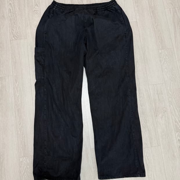 [L] 이지 갭 메인 사틴 카고 블랙 (후기판)