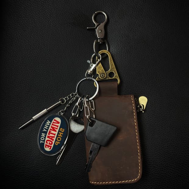 Vintage keyring (american stlye 3)
