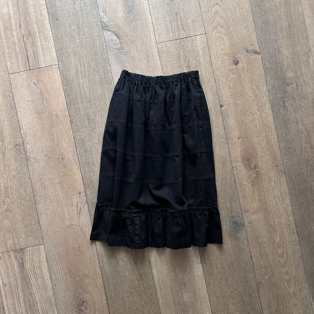 Patchwork Frill Skirt