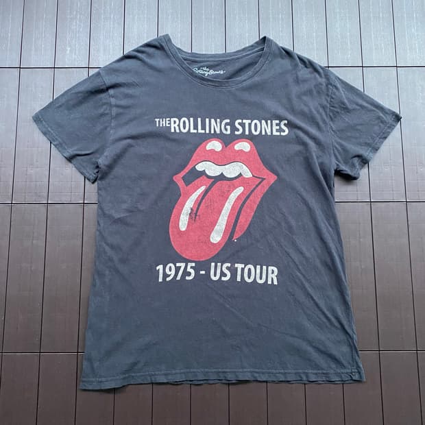 (XL) 롤링스톤즈 1975 US Tour 밴드티 티셔츠