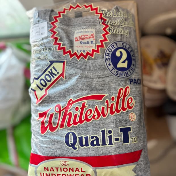 [새제품] 화이츠빌 2팩 그레이 티셔츠 L