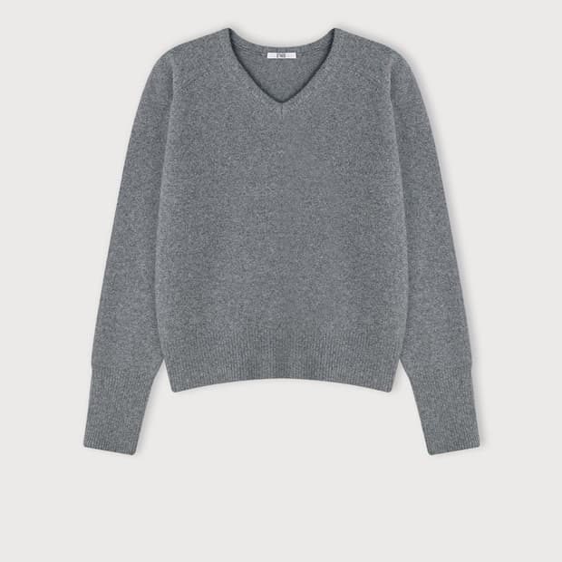 Ethos 에토스 브이넥 니트 그레이