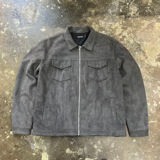 L) 세인트페인 스웨이드 자켓 블루종 점퍼