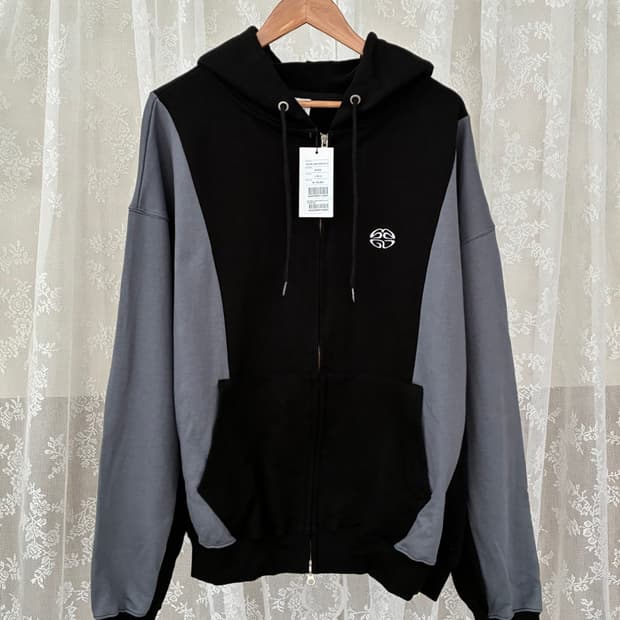 L) 새상품 마하그리드 이클립스 후드집업 블랙