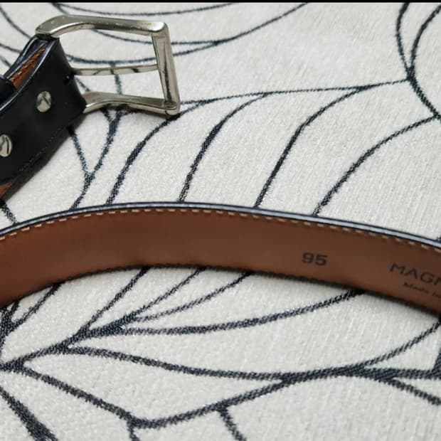 맥나니 Magnanni 남성 가죽 벨트 1076 95 107cm 36인치